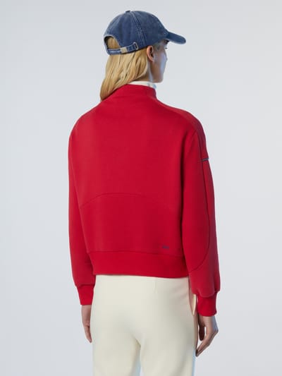North Sails Sweatshirt met halve rits Winter fleece