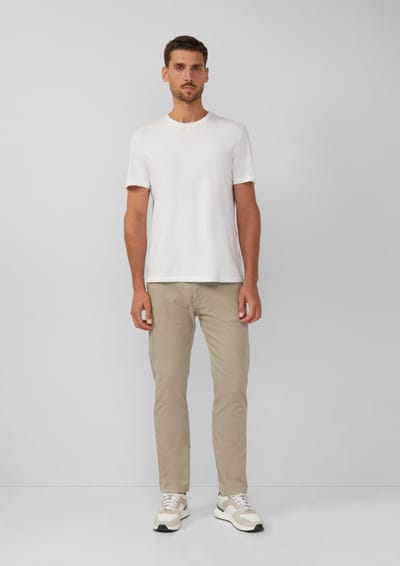 s.Oliver - male - Regular fit corduroy broek van stretch katoen