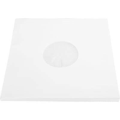 20 STUKS 12 inch Vinyl Platenhoes Antistatische CD Speler Beschermhoes met Binnenzak white