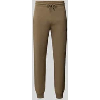 Relaxed fit sweatpants met labelbadge