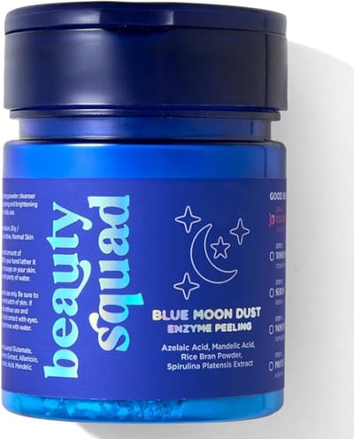 Blue Moon Dust Enzyme Peeling 55ml – Brightening Exfoliator with Mandelic Acid Azelaic Acid Spirulina for Acne-Prone Skin