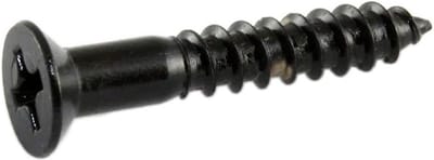 Allparts GS0063003 Zwarte Brugmontageschroeven #8 x 1 - 5 stuks
