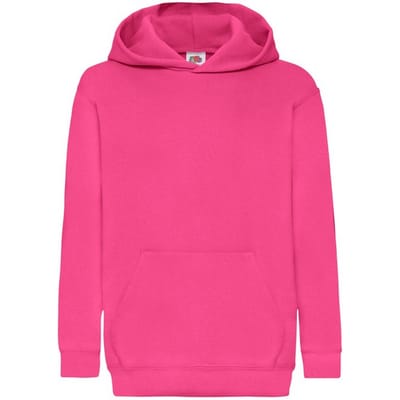 Fruit of the Loom Kinder/Kids Klassieke Hoodie (Fuchsia)