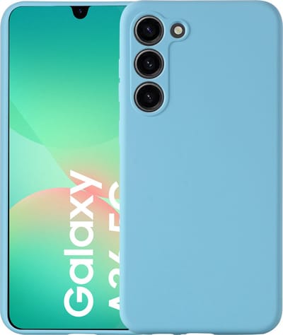 Hoesje geschikt voor Samsung Galaxy A26 hoesje zacht siliconen- Arara backcover - Blauw