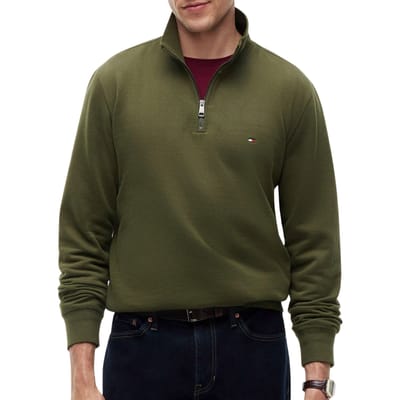 Tommy Hilfiger Essential Fleece 1/4 Zip Sweater Heren