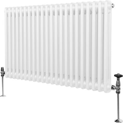Traditionele 2 kolom radiator - wit - 600x1012mm - 15 jaar garantie