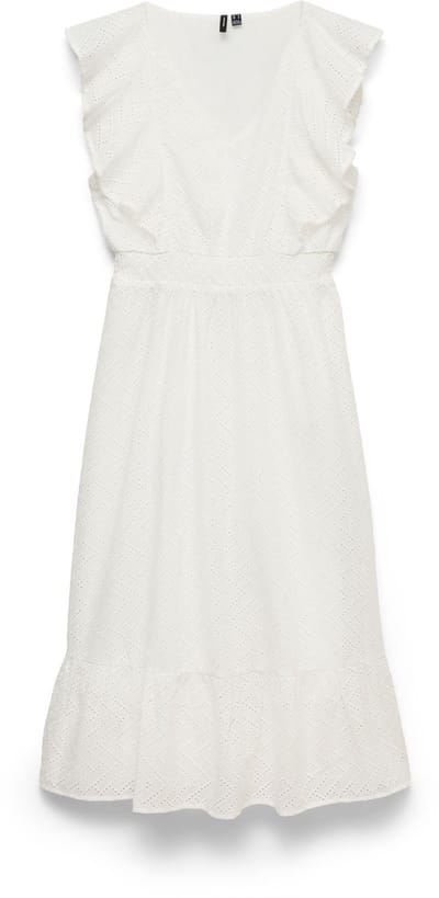 Vero Moda Gesmokte jurk VMANNA Midi-jurk