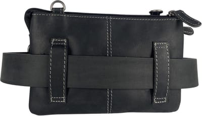 Portemonnee Dames – Zwart - Leer – Fanny Pack Dames – Telefoontasje – Heuptasjes Heren – Festival - Tasje - Clutch
