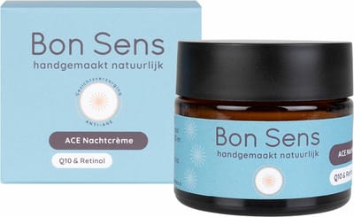 ACE Nachtcrème | 50ml - Le Bon Sens | vitamine ACE - retinol - Q10 - hyaluronzuur