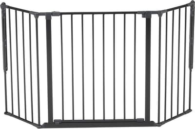 BabyDan Flex M Traphekje - Haardhekje - 90 -146 cm - Schroefbevestiging - Zwart