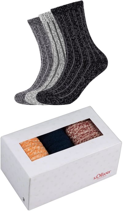s.Oliver, unisex, duurzaam, Hygge Socks, 2 paar, sokken, katoen, comfort, verantwoordelijkheid, unisex-ontwerp, mode