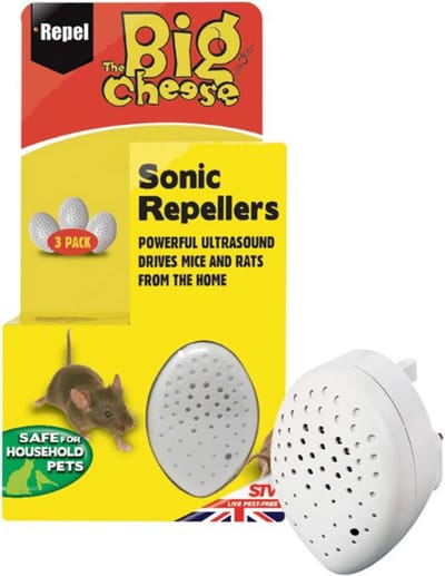 The Big Cheese - Ultrasone verjager tegen muizen en ratten - 3 stuks