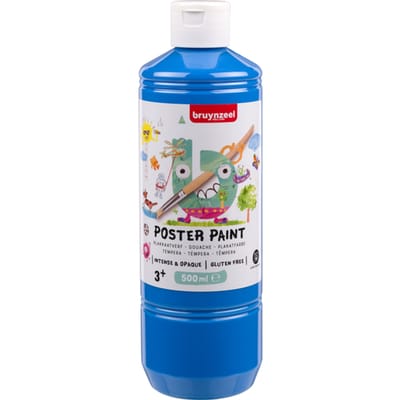 Plakkaatverf Bruynzeel lichtblauw fles à  500ml