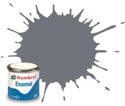 Humbrol Emailleverf Satijn - 14 ml - No. 164 Dark Sea Grey
