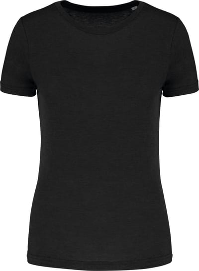 PROACT® Damessport-T-shirt triblend met ronde hals PA4021 - Black - XS