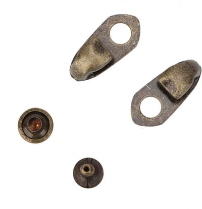 Dailygoods- Schoenhaak 20 Stuks - Legering Schoenaccessoires - Bevestigingshaken - Voor Wandelschoenen - Voor Bergbeklimmen - Inclusief Ribbels
