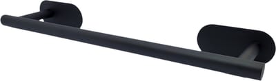 Sanics® Dolphin Handdoekrek Zonder Boren Zwart 40 CM - Handdoekhouder - Handdoekenrek Badkamer of Keuken - Handdoekstang Zelfklevend - Handdoekhouders RVS