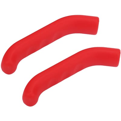5 Couleurs Couvre-Levier de Frein de Vélo Poignées en Silicone Antidérapant Imperméable Protecteur (rouge) rouge