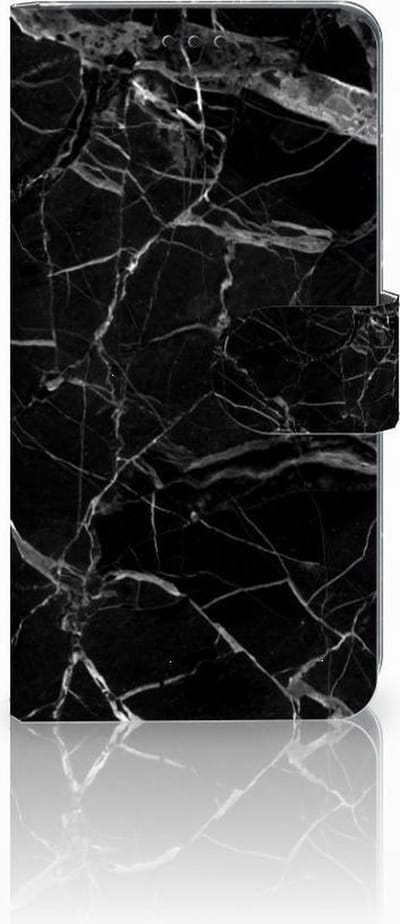 Samsung Galaxy S10 Bookcase Marmer Zwart - Origineel Cadeau Vader