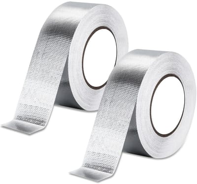 2 Rollen Hittebestendige Aluminium Tape voor Reparatie en Isolatie