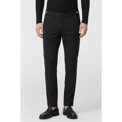 Tommy Hilfiger Denton Knit Tech Chino Black Maat: W34L32 | Chino's Outlet | Heren | Zwart