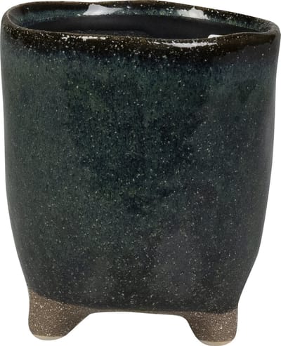Ter Steege Bloempot Blauw-Petrol D 8 cm H 8 cm Voordeelaanbod Per 3 Stuks