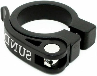 Zadelklem - Zadelpenklem - Fiets Zadel Verstellen - Snelspanner - 28.6mm 29.8mm - Zwart