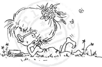 Marianne Design stempel - Don & Daisy - Clearstamp - In het zonnetje - DDS3320.