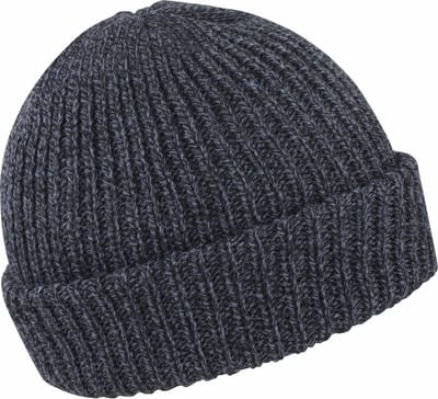 Dikke winter muts unisex donkergrijs