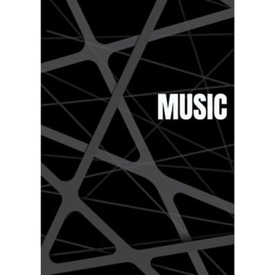 Notenschrift- Notenbalken- Music (A5) Allets Comfort - Allets Comfort