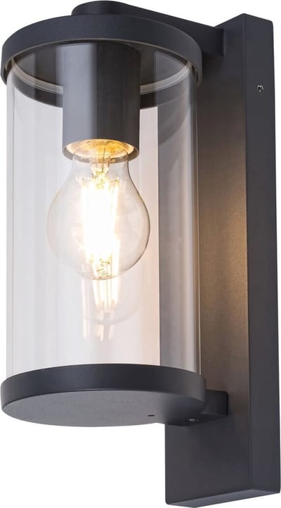RABALUX Silistra - Buitenwandlamp - Antraciet - IP44 / E27 / 230V