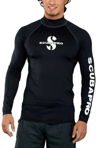 Scubapro Upf 50 Rash Guard Rash Guard Met Lange Mouwen Zwart M Man