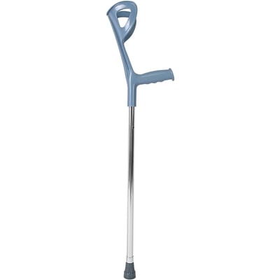 Elleboog Onderarm Kruk Wandelstok Stok Aluminiumlegering Elleboog Onderarm Kruk Verstelbare Hoogte gray