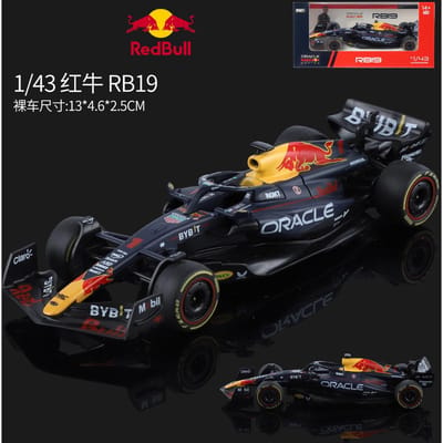 1:43 Oracle Red Bull Racing Rb19 Formule 1 Raceauto Max Verstappen 1# Legering Metaal Diecast Modelauto Huisdecoratie & Speelgoed
