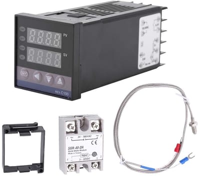 Allecto - Digitale Thermostaat Schakelaar - Temperatuurregelaar - Hoge Precisie - Meerkleurig - Verwarming Controller - AC110V-240V