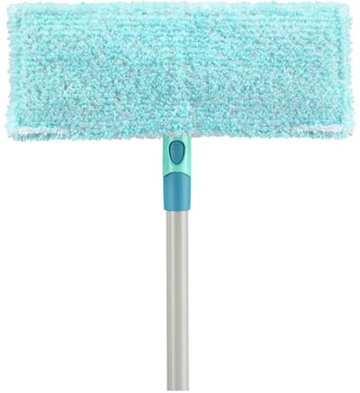 Leifheit Clean Twist Overtrek Klittenband Vloerwisser M Ergo 33 cm Supersoft - 2 x - Voordeelverpakking