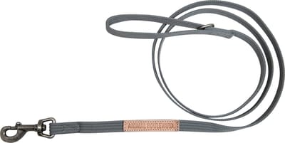 Animal Boulevard Canvas Hondenlijn / Hondenriem - Grijs - Breedte 16 mm - Lengte 180 cm