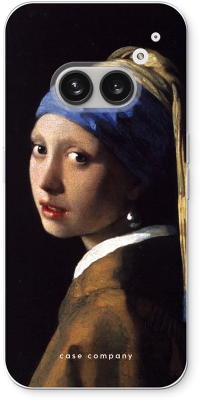 Case Company® - Hoesje geschikt voor Nothing Phone (2a) hoesje - The Pearl Earring - Soft Cover Telefoonhoesje - Bescherming aan alle Kanten en Schermrand