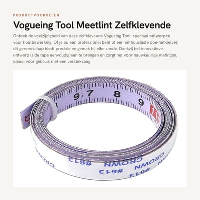 Dailygoods- Liniaal 0-5M RVS - Zelfklevende Tape - Waterdicht - Slijtvaste Regel - Duidelijke Markeringen - Geschikt voor Houtbewerking - Meetlint