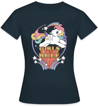 My Little Pony Retro Girls Rule Statement T-Shirt Dames
