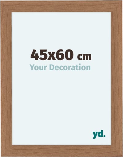 Your Decoration - Fotolijst 45x60 cm - MDF - Notenhout Licht - Como