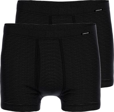 Ammann Heren pant onderbroek kort met voorsluiting 2 pack Jeans