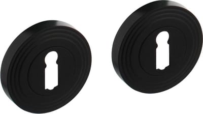 Intersteel Sleutelrozetten verdekt ø54x9 mm met nokken zwart