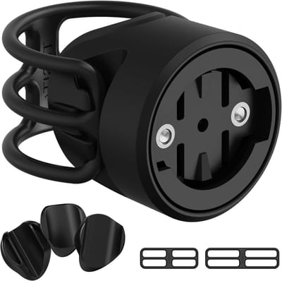 Fiets Zadelpen Houder - Radar Achterlicht Mount - Fietsen Veiligheid - Universele Zadelpen Compatibiliteit - 25.4-35mm Diameter - zwart