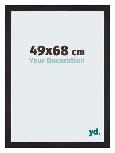 Your Decoration - Puzzellijst 49x68 cm - Zwart Houtnerf - Puzzellijst 500-1000 stukjes - MDF Fotolijst - Mura