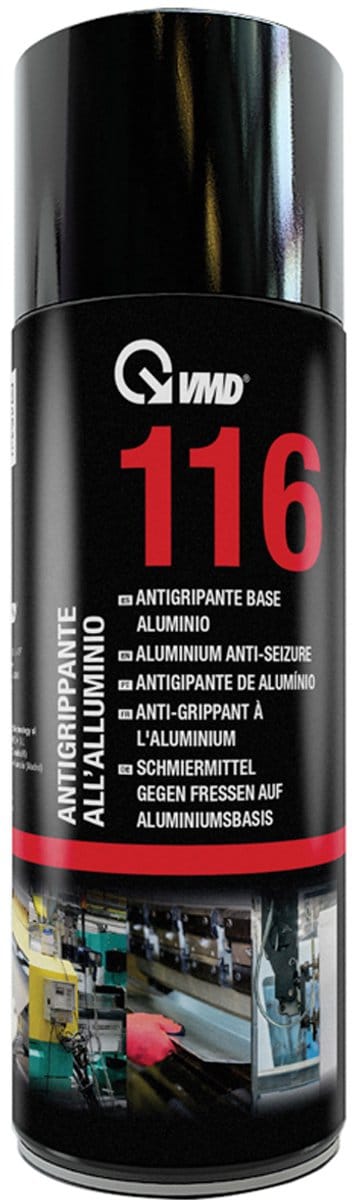 Smeerspray Met Aluminium - 400ml - Hittebestendig Tot 600°C - Anti-Slijtage & Corrosiebescherming - Voor Metaaldelen en Mechanische Verbindingen [17316]