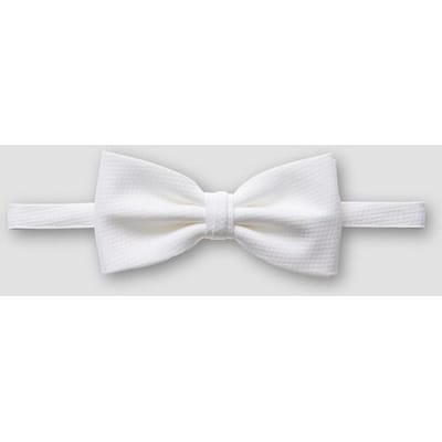 Eton Strikje Uni Color Heavy Texture Cotton Piqué Wit / male