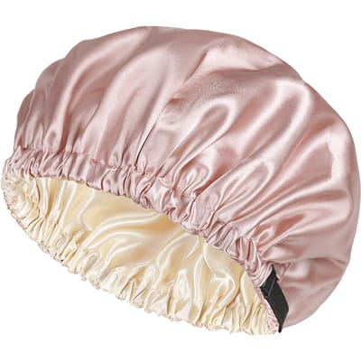 Haibu Essentials Bonnet Roze - Satijnen Slaapmuts - Satijnen Bonnet - Silk Bonnet - Zijden Bonnet