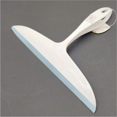 Douchewisser Kunststof - Raamwisser Siliconen - Gladde Oppervlakken Reinigen - Ergonomische Grip - 25 cm - Lichtrood