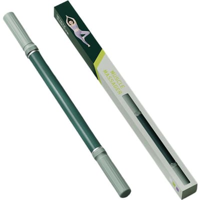 Bâton de Yoga Pour Étirement Relaxation Redresseur de Bosse Ouverture du Dos Bâton d'Entraînement Debout Accessoires de Fitness vert